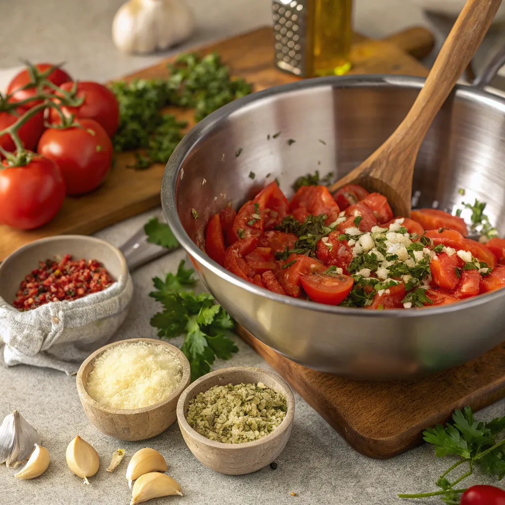 Italian Sauce Preparation